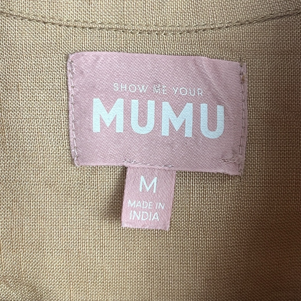 How me your mumu medium oversized button up - Picture 5 of 8